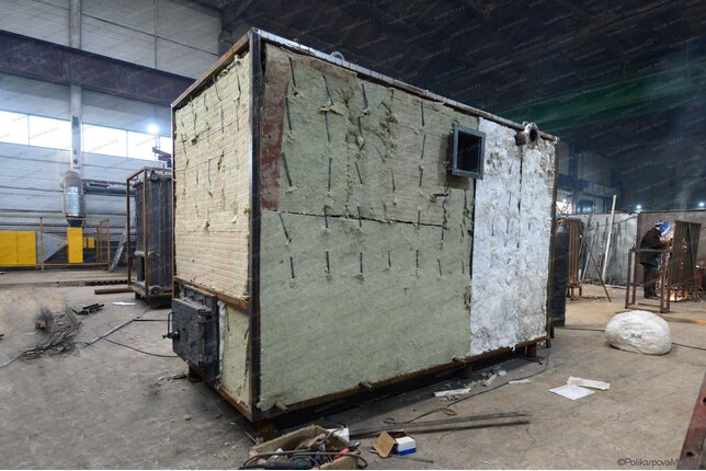 Изготовление котла 1.45 МВт работающего без дымососа