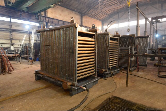 Котлы 930 кВт уголь дрова - изготовление