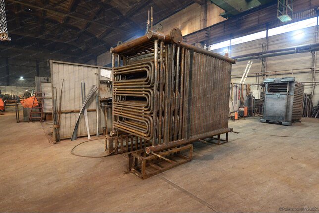 Котел 0.5 МВт на дровах - изготовление