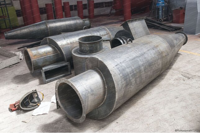 Изготовление промышленных циклонов ЦН 15 400 2УП